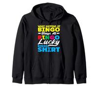 Bingo Player Lucky What Happens Stays Zip Hoodie
