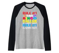 Bingo Player Rule #1 The Bingo Caller Always Right Raglan Baseball Tee
