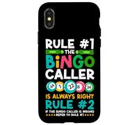 Bingo Player Rule #1 The Bingo Caller Is Always Right Rule Case for iPhone X/XS