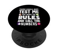 Bingo Player Thou Shall Not Test Me Call Numbers PopSockets Adhesive PopGrip