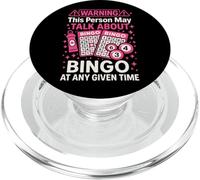 Bingo Player Warning This Person May Talk About Bingo At Any PopSockets PopGrip for MagSafe