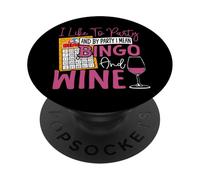 Bingo Player Wine I Like To Party And By Party I Mean Bingo PopSockets Adhesive PopGrip
