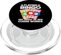 Bingo Playing Bingo Has Taught Me New Curse Words PopSockets PopGrip for MagSafe