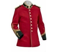 Bingo Sale Timeless Elegance Anglo-Zulu War Inspired Wedding Attire Featuring British Officers' Uniform (UK, Numeric, 36, Regular, Regular, Red)