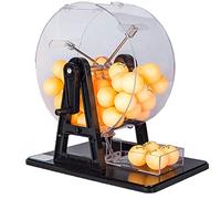 Bingo Set with Manual Lottery Machine, Cage, and 50 Balls - Ideal for Entertainment Venues, Shopping Centres, and Supermarkets