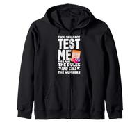 Bingo Thou Shall Not Test Me I Make The Rules Zip Hoodie