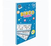 Bingo Tickets Bingo Ticket Book Raffle Arcade Numbered Game Cards Security Coded Pad Sheets Multi Party Clubs Night Perforated Lines Fun Games For Adults Stationary School Art Supplies (600 Tickets)