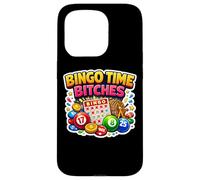 Bingo Time Bitches Funny Night Lover Player Quote Joke Fun Case for iPhone 15 Pro