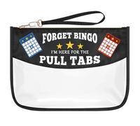 Bingo Zipper Makeup Bag Bingo Game Lover Gift Bingo Money Cosmetic Bag Gambler Casino Lovers Gift Bingo Player Christmas Birthday Gift for Gambling Lover Lucky Bingo Gift Clear Travel Toiletry Pouch