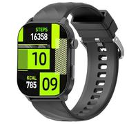 BingoFit GPS Smart Watch, 2.01'' Ultra Large Screen Smart Watches for Men Women Answer/Make Calls, 1ATM Waterproof Fitness Watch with Heart Rate/Sleep Monitor/SpO2, 100+ Sport Modes for Android iOS