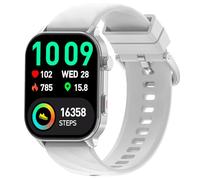 BingoFit GPS Smart Watch, 2.01'' Ultra Large Screen Smart Watches for Men Women Answer/Make Calls, 1ATM Waterproof Fitness Watch with Heart Rate/Sleep Monitor/SpO2, 100+ Sport Modes for Android iOS