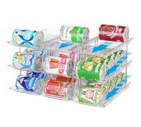 BingoHive Can Organiser for Cupboard Stackable 3 Tiers Can Storage Pantry