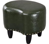 bingomiynhg Ottoman Footstool, Living Room Seat Changing Shoe Footrest, with Solid Wood Frame, High Load Bearing, Suitable for Living Room, Bedroom, Porch,40cm×32cm×30cm
