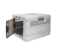 BingoPaw Basics Hard-Sided Cat Carrier: Portable Plastic Kitten Travel Carrier Pet Carry Crate Collapsible Design Carry Crate