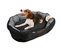 BingoPaw Large Washable Waterproof Dog Bed Black L(90X70cm)