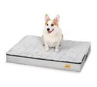 BingoPaw Memory Foam Orthopedic Dog Bed, Washable Dog Bed with Waterproof liner and Removable Oxford cloth Cover L(95x70cm)