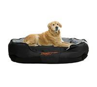 BingoPaw Waterproof Dog Bed XX-Large: Removable Washable Puppy Basket Cushion Scratch Proof Oxford Fabric - Water Resistant Pet Sofa Beds for Extra Large Dogs Black XXL(130X90cm)
