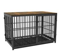 BingoPaw XXL Dog Cage Modern Pet Crate TV Cabinet with 3 Lockable Doors