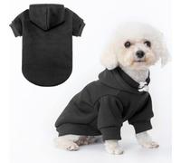 BINGPET Basic Dog Hoodie - Pet Sweatshirt Dog Hoody Hooded Pullover Jumpers Outfits for Small Medium Large Dogs