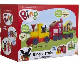 Bing's Train & Mini Playsets Includes Bing & Flop Figurines