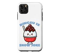 Bingsu Is Snow Joke Funny Pun on Korean Shaved Ice Case for iPhone 11 Pro Max