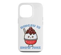 Bingsu Is Snow Joke Funny Pun on Korean Shaved Ice Case for iPhone 13 Pro