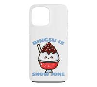 Bingsu Is Snow Joke Funny Pun on Korean Shaved Ice Case for iPhone 13 Pro Max