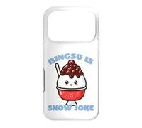 Bingsu Is Snow Joke Funny Pun on Korean Shaved Ice Case for iPhone 17 Pro