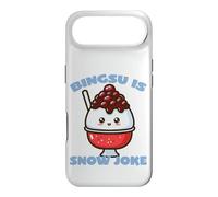Bingsu Is Snow Joke Funny Pun on Korean Shaved Ice Case for iPhone Air