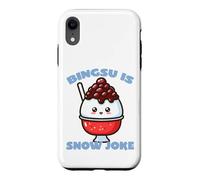 Bingsu Is Snow Joke Funny Pun on Korean Shaved Ice Case for iPhone XR