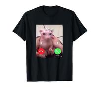 Bingus Is Calling Hairless Sphinx Cat Bingus Cat Meme T-Shirt
