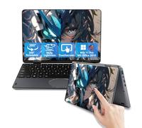 BINHENGLON 11-inch Touchscreen 2-in-1 Convertible Laptop,Celeron N100(Up to 3.4GHz),Win 11,16GB DDR4,1920 * 1200 IPS,Backlit Keyboard,Side Button Power on,Oval Touchpad(Gray, 16GB+512GB SSD).