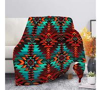 Binienty Aztec Tribal Blanket for Kids Adults, Microfiber Soft Fleece Blankets for Sofa Couch Bed, Plush Cozy Blankets