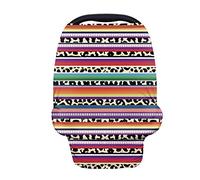 Binienty Baby Car Seat Covers, Multifuctional Infants Carseat Canopy for Boys Girls, Serape Leopard Print Stretchy Baby Stroller Cover