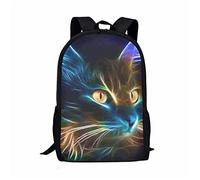 Binienty Cool Backpack Daypack for Boys Girls,Streamer Cat Print Kindergarten School Rucksack for Kids Children