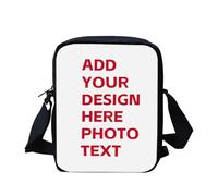 Binienty Custom Small Shoulder Handbags for Girls Women Add Your Design Personalized Messenger Bag Portable Crossbody Bag Cell Phone Purse