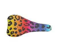 Binienty Gradient Leopard Print Bicycle Seat Cover Bike Seat Cushion Cover Not Absorb Heat & Dust-Free Saddle Cover for Outdoor Biking