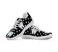 Binienty Kawaii Dentist Running Shoes Womens Easy-Clean Fabric Mens Trainers Breathable Walking Shoes Workout Gym Athletic Footwear, UK 6