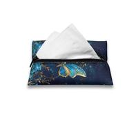 Binienty Moon Butterfly Tissue Holder Purse Travel Small Tissue Holders Pouch Lightweight Tissue Packs for Women Men