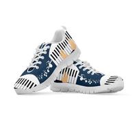 Binienty Women's Athlete Walking Shoes, Ladies Girls Slip On Running Sneakers Anti Skid Jogging Shoes for Gym Sports - Play The Piano, UK 6