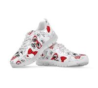 Binienty Yorkshire Terrier Gym Sports Athletic Trail Sneakers for Women Men Animal Print Lace-up Trainer Shoes for Long Distance Walking Comfort, UK 11