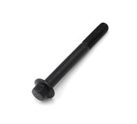 binifiMux 6pcs M8 x 90mm Flanged Hex Head Bolts Flange Hexagon Screws, Grade 10.9 Alloy Steel, Black Oxide Finish