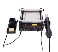 biniliubi Solder Station Welding Repair Wire Jewelry Soldering Preheat Hot Air Machine Rework Gun Iron Ir Preheating Cleaner Magnifier Tool Holder Magnetic Based Flexible Metal Crafts Hobby Workshop