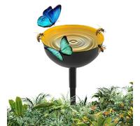 Biniveil Bee Waterer,Bee Water Feeder with Metal Stakes - Bee Feeders for Outside Feeding and Watering, Garden Sculpture Stakes Decor, Yard Decor