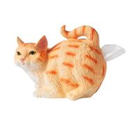 Biniveil Cat Butt Tissue Dispenser | Kitten Butt Tissue Organizer,Animal Shaped Funny Facial Paper Dispenser, Decorative Bathroom Accessories for Home Decor