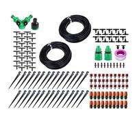 Biniveil Drip System Kit - Adjustable Drip Watering Kit | 360 Degrees Rotating Automatic 98Ft Garden Accessories for Hydration Patio Flower Yard Landscape Greenhouse Outdoor Tree Vegetable Root