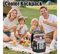 Biniveil Insulated Backpack Cooler | Soft Cooler Backpack for Men Women - Portable Soft Tote Ice Box with Cooling Function for Lunch Travel Camping Picnic Fishing School Beach Hiking