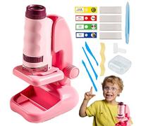 Biniveil Microscope for Kids,Learning Experiment Magnification Microscope | Early Development Activity Experiment Learning Toy for 2+ Years Old Boys Girls