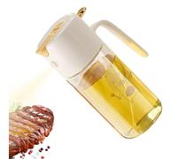 Biniveil Olive Oil Dispenser Bottle | Oil Dispenser Bottle Spray and Pour - 550ml Glass Leakproof Sauce Container for Frying Baking BBQ Grilling Salad Outdoor