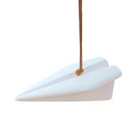 Biniveil Paper Airplane Car Rearview Charm,Paper Airplane Car Ornament with Aroma Perfume Diffuser - Novelty Funny Scent, Rearview Accessories for Men and Women